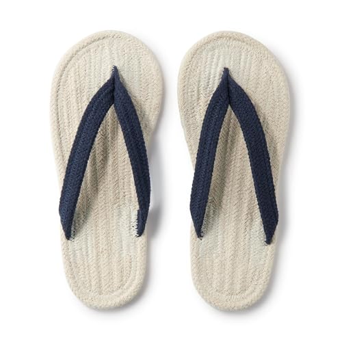 Комнатные шлепанцы/вьетнамки MUJI XL/26,5-28 см/Слон x Темно-синий 76618584