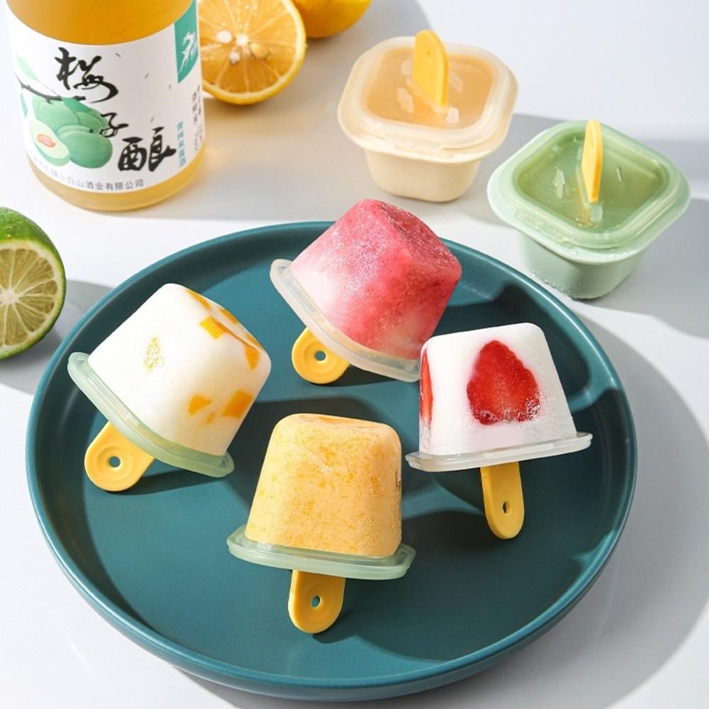 Reusable Ice Cube Mold Square Shape Ice Lattice Portable Ice Cube Tray  Kitchen Tool
