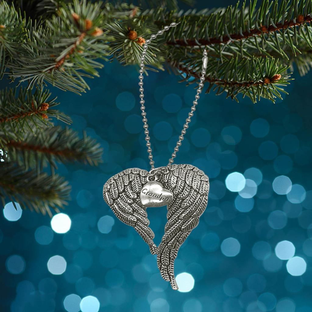 Мемориальный орнамент ангела Рождественские украшения Мемориальные украшения в память о потере любимого человека Персонализируйте частичку моего сердца