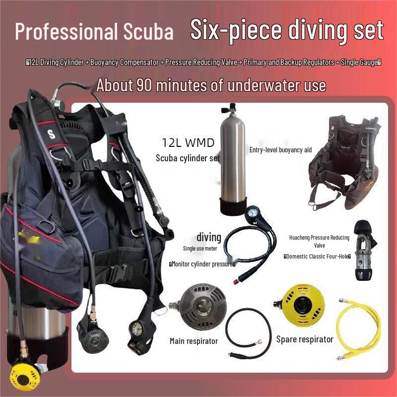 Scuba Diving Oxygen Tank & Emergency Gear