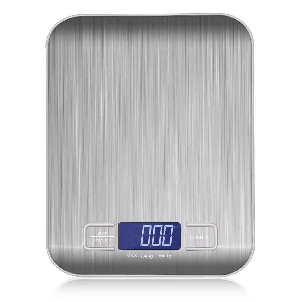 5 кг/10 кг 1 г портативные кухонные весы электронные весы для кофе нержавеющая сталь поверхность ЖК-дисплей с подсветкой кухонные пищевые весы инструмент для взвешивания