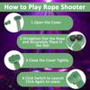 Glow in the Dark Zip String, Zip String Glow in the Dark String, Electric String Rope Launcher, Rope Launcher Toy, for Adults Birthday Party Favor