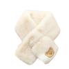Korean Style Cute Little Bear Faux Rabbit Fur Scarf - Warm, Cozy & Cold-Resistant