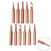 5/6Pcs Pure Copper 900M-T Solder Iron Tip Lead-Free Solder Tip Welding Head