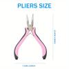 3 Holes Mini Plier For Micro Nano Ring/Links Feather Hair Extensions Opener and Removal Tool Hair Pliers Extension Tongs Tools