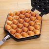 QQ Egg Bubble Cake Baking Pan Mold Eggettes Roller Iron Aluminum Waffle Maker Mould Non-stick Coating DIY Muffins Plate