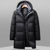 Мужская куртка-пуховик на осень и зиму с утиным пухом, теплая утолщенная пуховая молодежная куртка в модном стиле