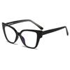 New Anti-Blue Light Glasses For Women Pc Core Legs Fashion Retro Plate Color Flat Mirror Can Be Equipped With Mirror 5707