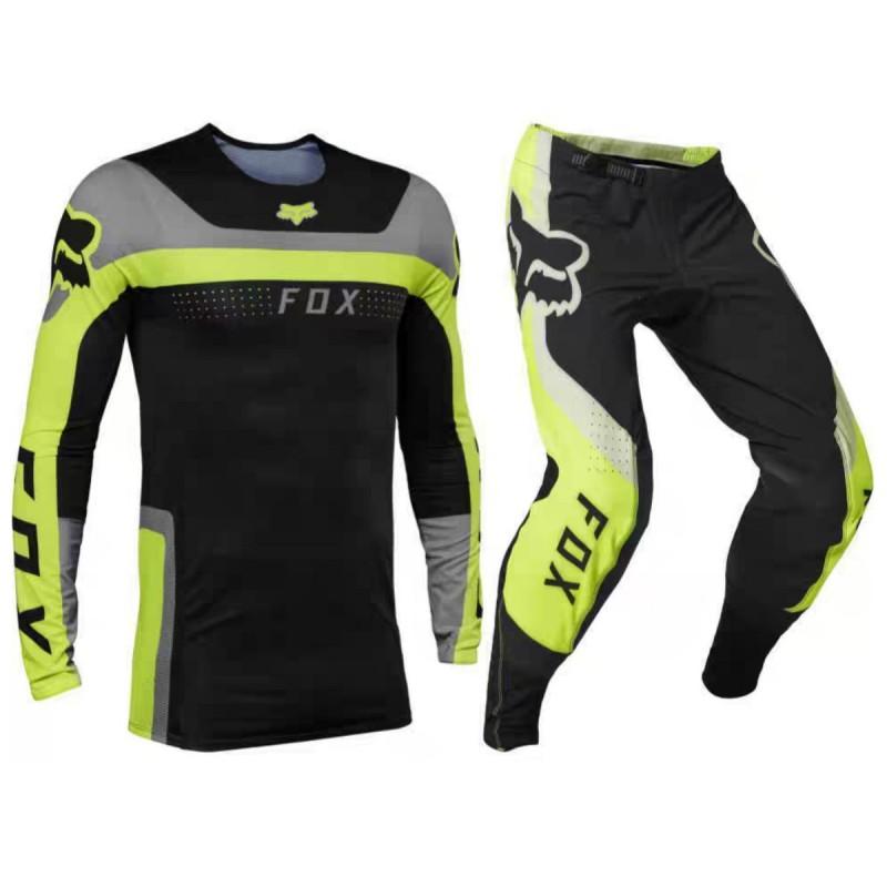 FOX Off-Road Downhill Cycling Jersey Set Breathable Quick-Dry Mountain Bike Motocross Apparel Unisex