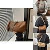 Trendy Pillow Bag For Women In Black Khaki And Brown Stylish Soft Pu Material