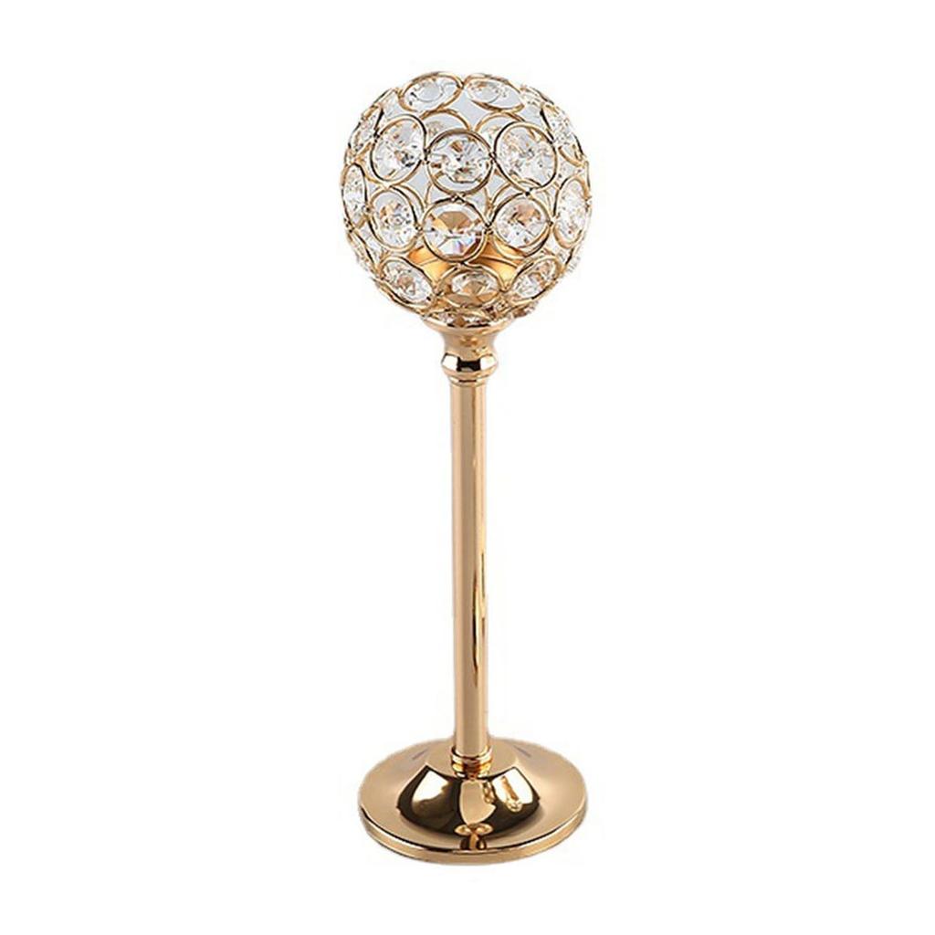 Золотой хрустальный подсвечник-вотив, карликовые подсвечники для чайных свечей, маленький винтажный подсвечник для центра стола, дом Д