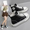 Summer New Canvas Shoes Female Students Wear Platform Casual Shoes Ins Trendy Sneakers Female