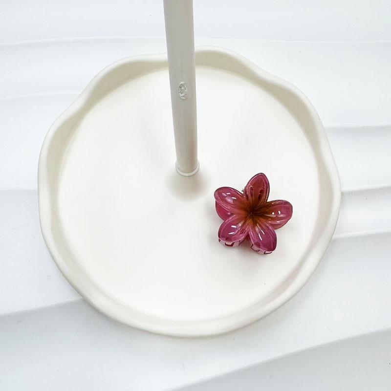 Европейский и американский Франжипани 4 см Модный зажим-краб для волос для пляжного отдыха