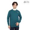 Le Coq Sportif Golf LG4FST01M Crew Neck Long Simple Hand Golf Green Men's Sweater, Sleeve, Design, Washable, Sporty, Sweater, (GR00)