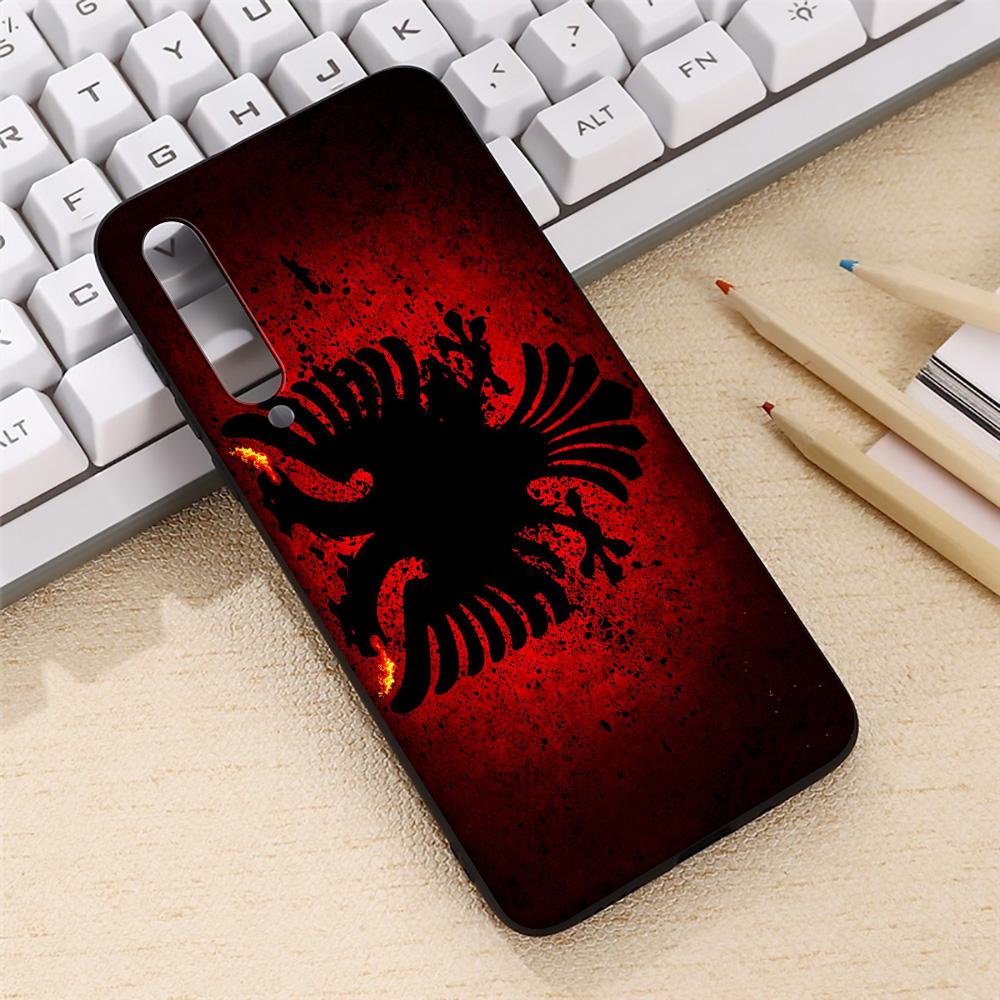 GX16 Албания албанский флаг силиконовый мягкий чехол для Samsung S6 S7 Edge S8 S9 S10 S10E S20 Fe S21 S21s S30 Ultra Plus Lite