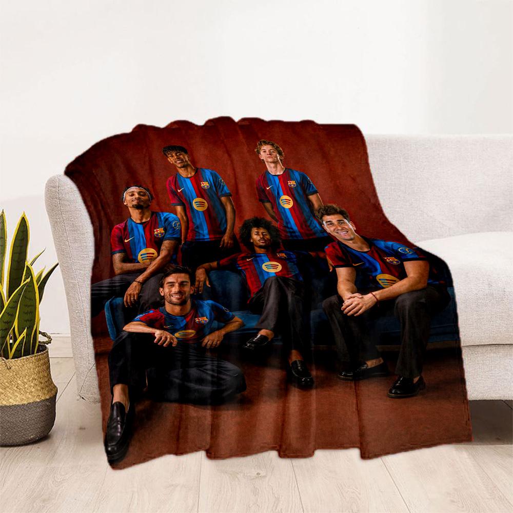 Lamine Yamal's Spain's Yamal Celebrates Victory Blanket Durable Comfort Suitable for Livingroom Chair Bed All-Season Use Digital Print Gifts For Famil