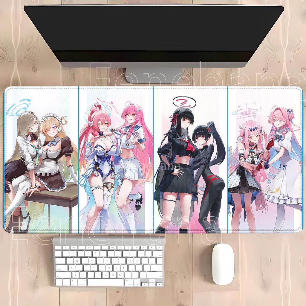 Hd Printing Lynae Wuthering Waves Wuwa Mouse Pad Gaming Carpet Pc Office Accessories Desk Mat Rubber Overlock Esports Mousepad