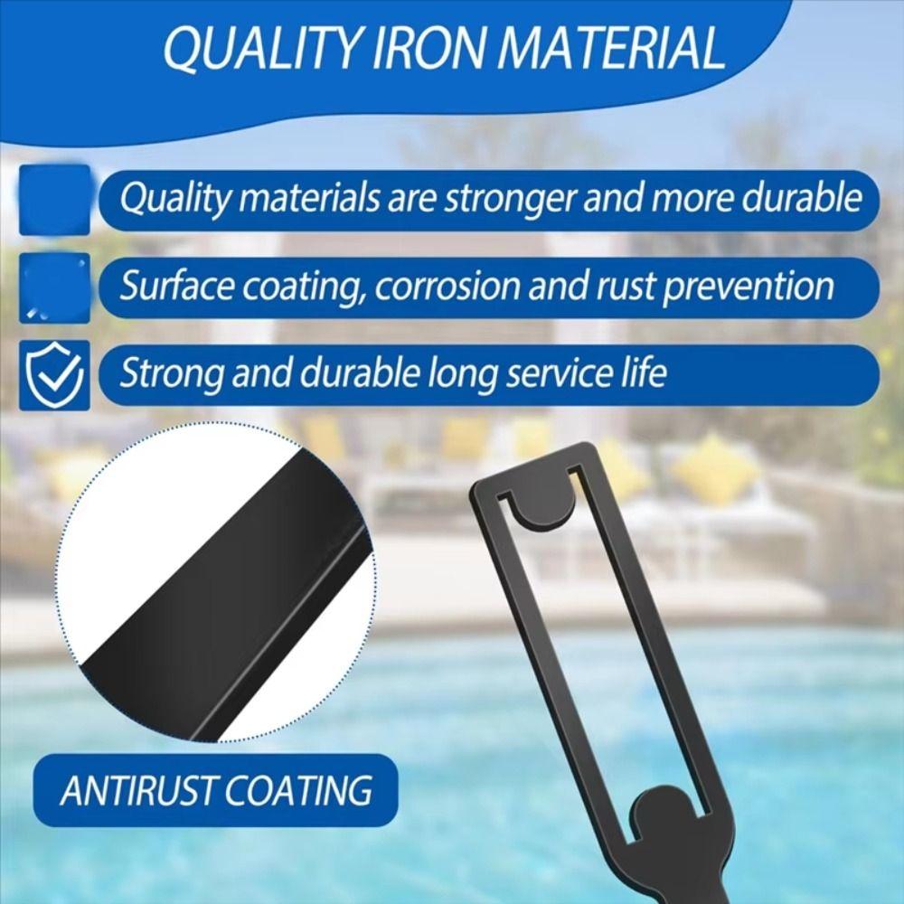 Metal Filter Pump Cover Removal Wrench Durable Swimming Pool Wrench Lid Removal Wrench Pumps