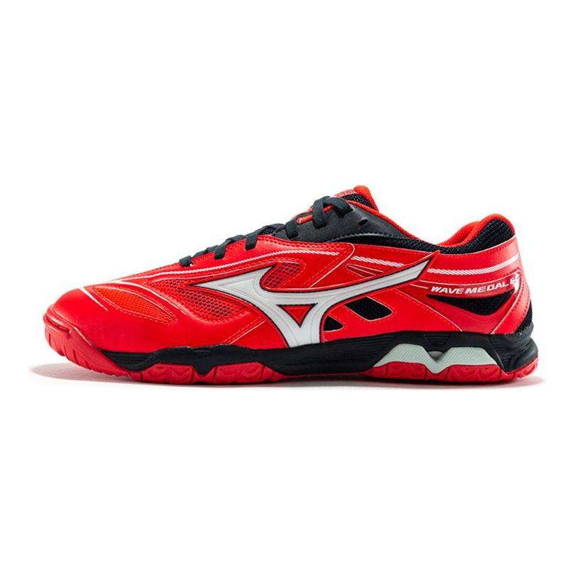 Mizuno Кроссовки для бега Wave Medal 6 с низким верхом Мужские кроссовки для бега Красные Черные 81GA191562