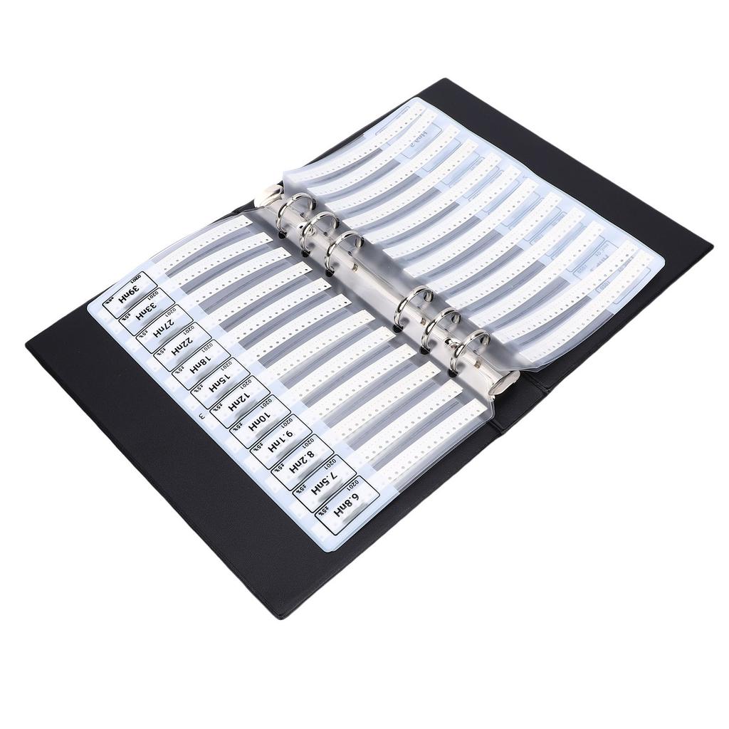 Книга образцов многослойных SMD-индуктивностей 50 штук 42 номинала Набор электронных компонентов Обслуживание Обучение Инженеры Студенты