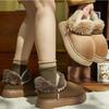 2025 New Winter Warm Platform Shoes Woman Indoor Fluffy Slippers Soft Faux Fur Anti-slip Thick Sole Female Home Floor Snow Boots