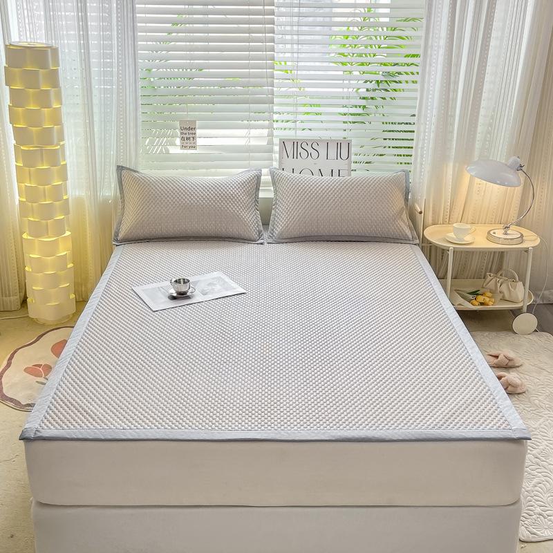 Комплект холодного коврика Ice Bean Ice Bean класса A 3D, состоящий из трех простыней, которые можно стирать в машине, натяжной простыни, летнего мягкого коврика с кондиционером