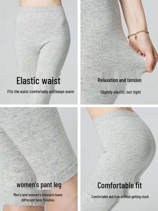 Женские термолеггинсы из камвольной шерсти Hengyuanxiang, 48 штук