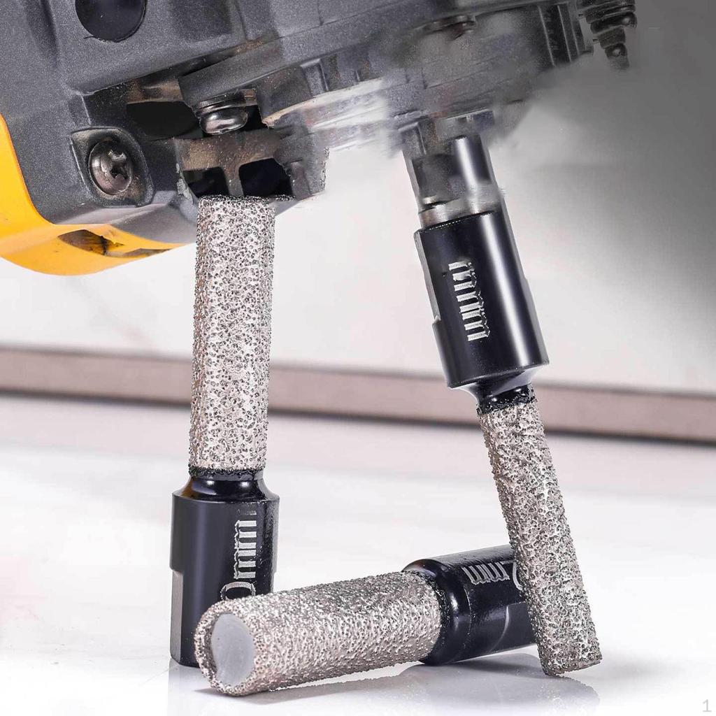 Dry Diamond Drill Bit Accessories Precision Multifunctional Sturdy Tile for Stone Glass