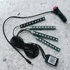 Car Interior Decor RGB LED Light Bar Atmosphere Strip Lamp Mobile APP Control