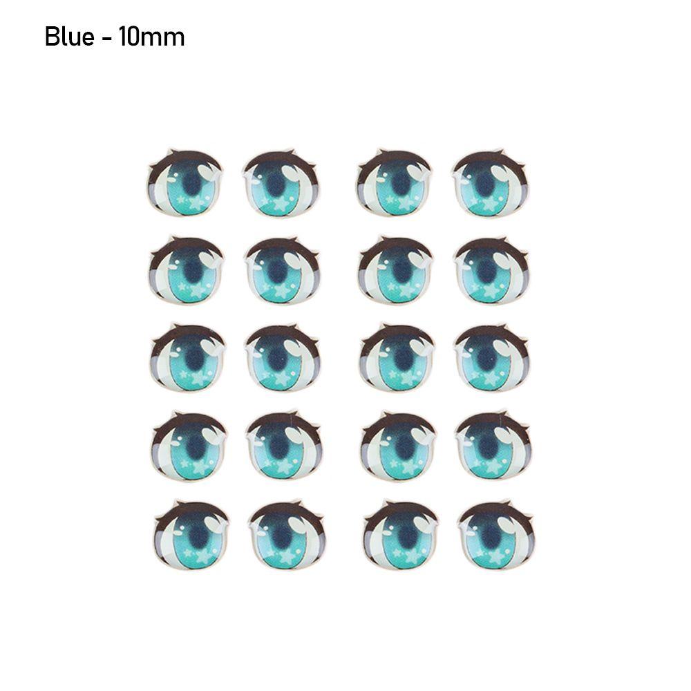 Stars Yellow/Pink/Blue Face Organ Paster Cartoon Eyes Stickers Anime Figurine Doll Eye Chips Paper