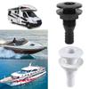 Through Hull Connector Boat Drain Bilge Pump ABS Plastic Boat Water Drain Scupper