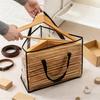 Clothing hanger storage bag, triangular hanging-style wardrobe storage bag, large capacity with multiple compartments design