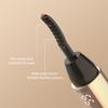 Portable Heated Eyelash Curler with LCD Display 2 Temp Settings USB Rechargeable Electric Eyelash Curler Long Lasting Lash Lifting Natural Curling