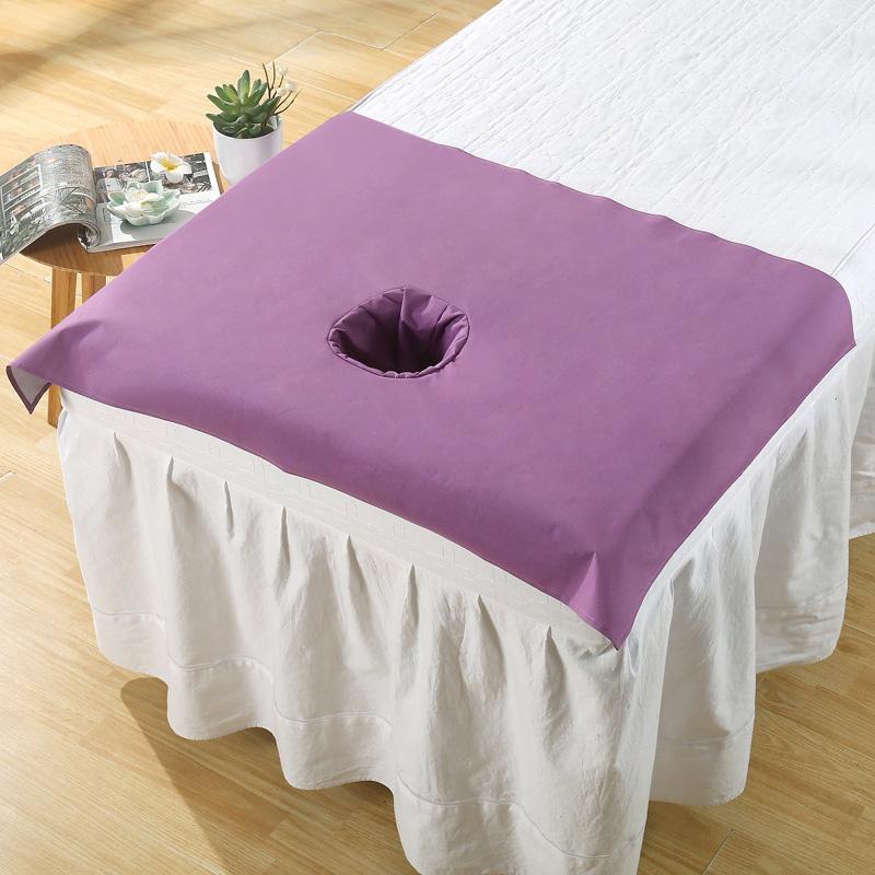 1 шт., модный массажный лист, мягкий водонепроницаемый чехол для красоты и спа-кровати, полотенце для пещеры с отверстием