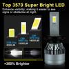 2 шт. автомобильные фары H4 LED H7 18000LM H1 H8 H11 светодиодные лампы Atuo для автомобильных фар HB3 HB4 9005 9006 9012 Hir2 Turbo светодиодные лампы 12 В