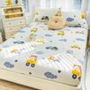 Pure Cotton Cartoon Fitted Single Sheet Mattress Protector for Kids