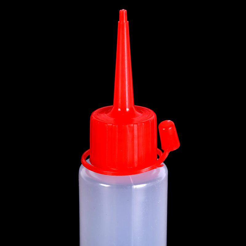 60Ml Plastic Clear Squeeze Bottle With Tip Cap For Crafts Art Glue Refillable