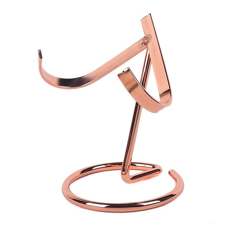 Amethyst Crystal Cluster with Jade Base and Metal Display Stand