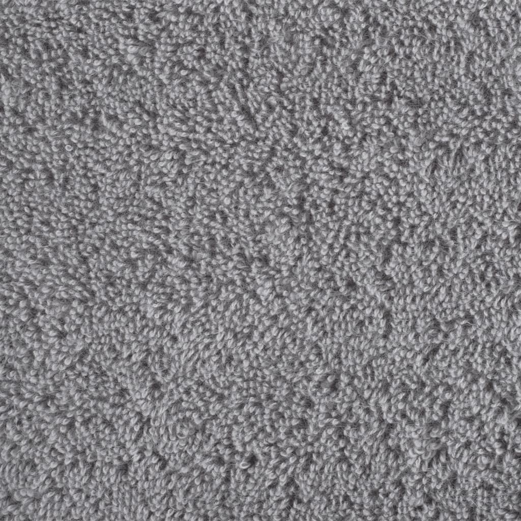 Premium Guest Towels SOLUND 4 pcs Grey 30x50 cm 600 g m²
