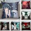 Saya No Uta The Song Of Saya Pillow Case Plush Fabric Soft Pillowcase Double Sided Print Cushion Cover Household Gifts