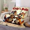 1pc, Chip 'n Dale Cartoon Blanket- Cute Cartoon Characters Stuffed Animal for Room Decor, Birthday Gift, Home Decoration, All Seasons Use, W
