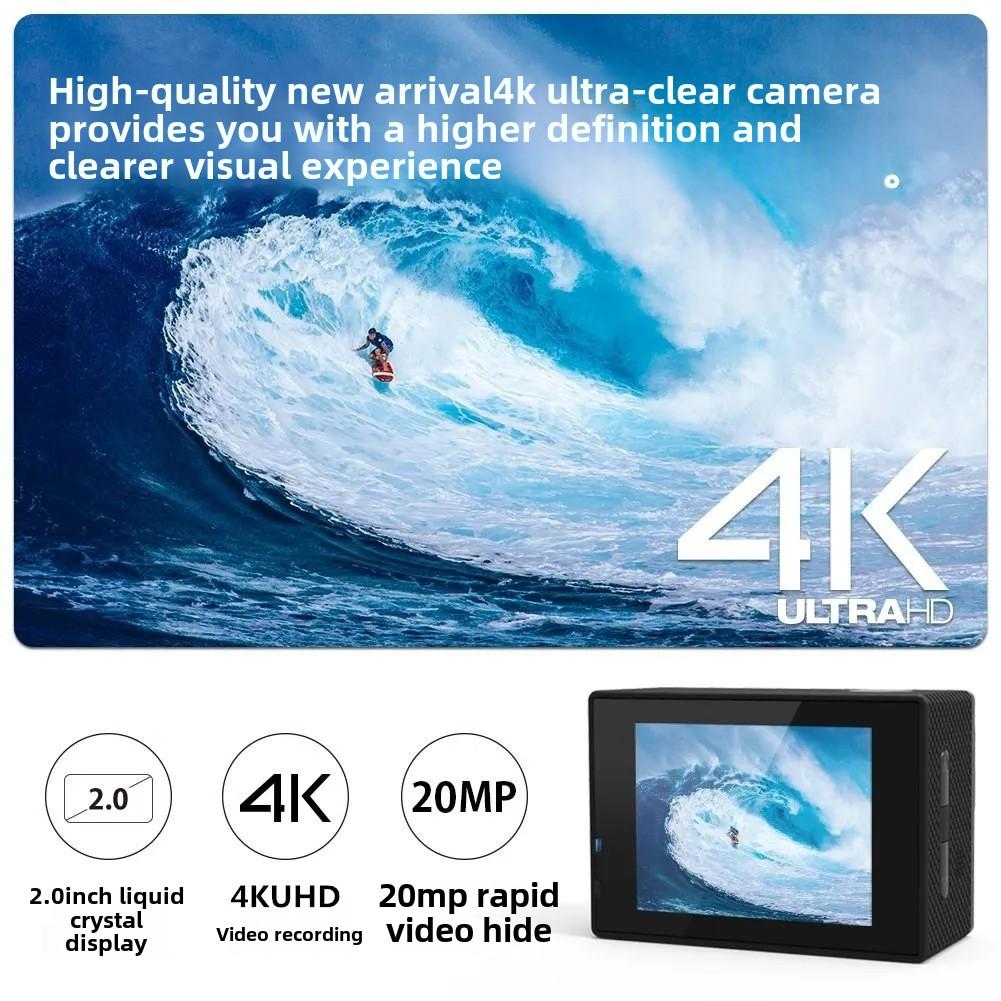 Спортивная DV 4K водонепроницаемая беспроводная WiFi мини HD наружная камера F9 для дайвинга F60 цифровая камера