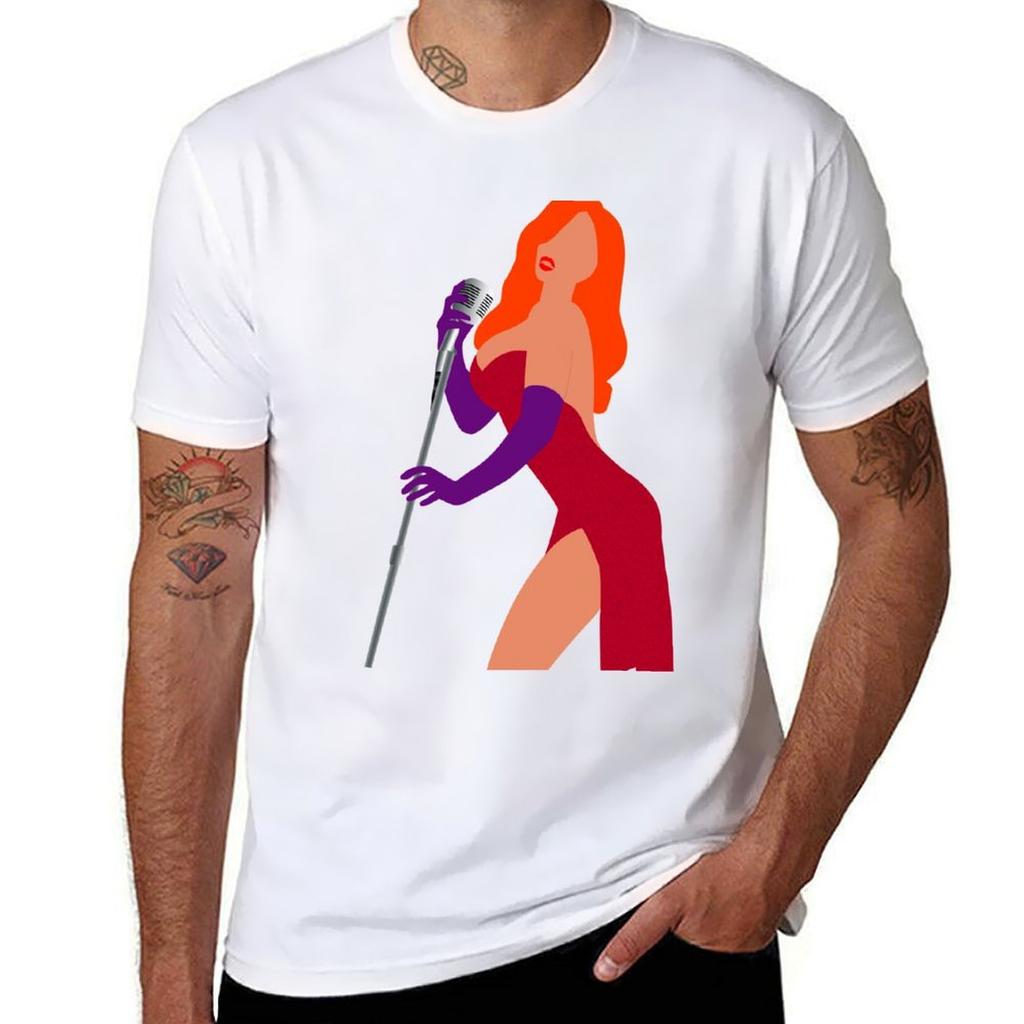 Jessica Rabbit Tshirt Minimalist Graphic Tee Shirt