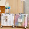 New Cabin Password Suitcase 18" Trolley Case New Small Luggage With Usb Cup Holder Phone Holder Travel Bag Suitcases On Wheels