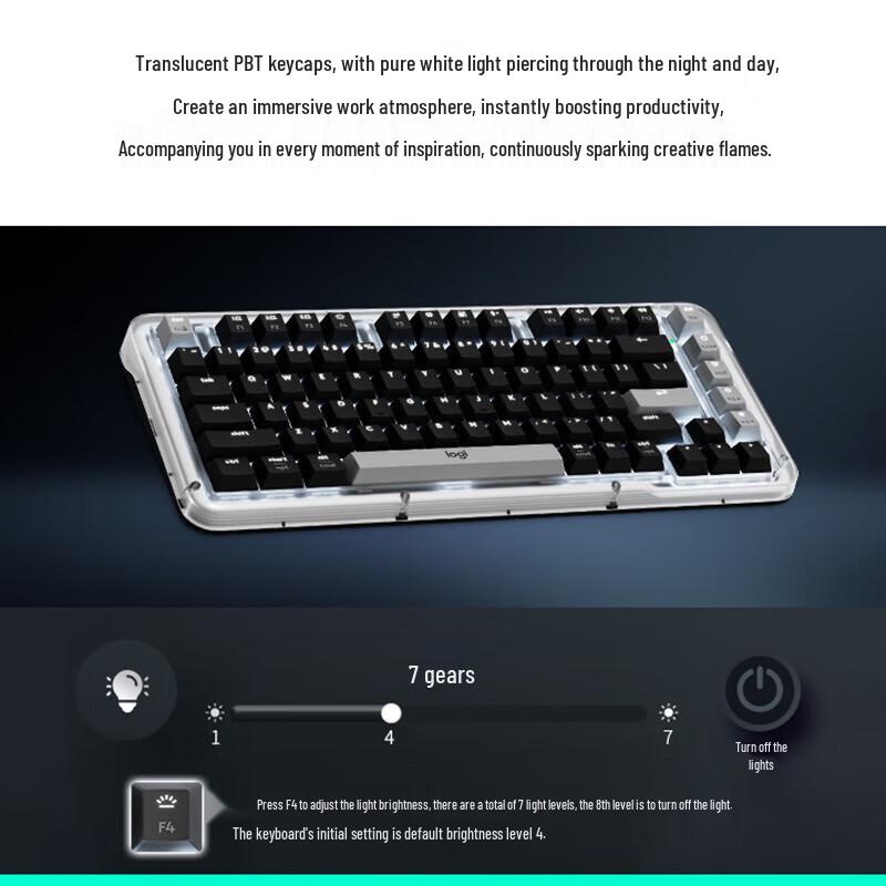 Logitech ALTO KEYS K75M Amber Series Беспроводная механическая клавиатура