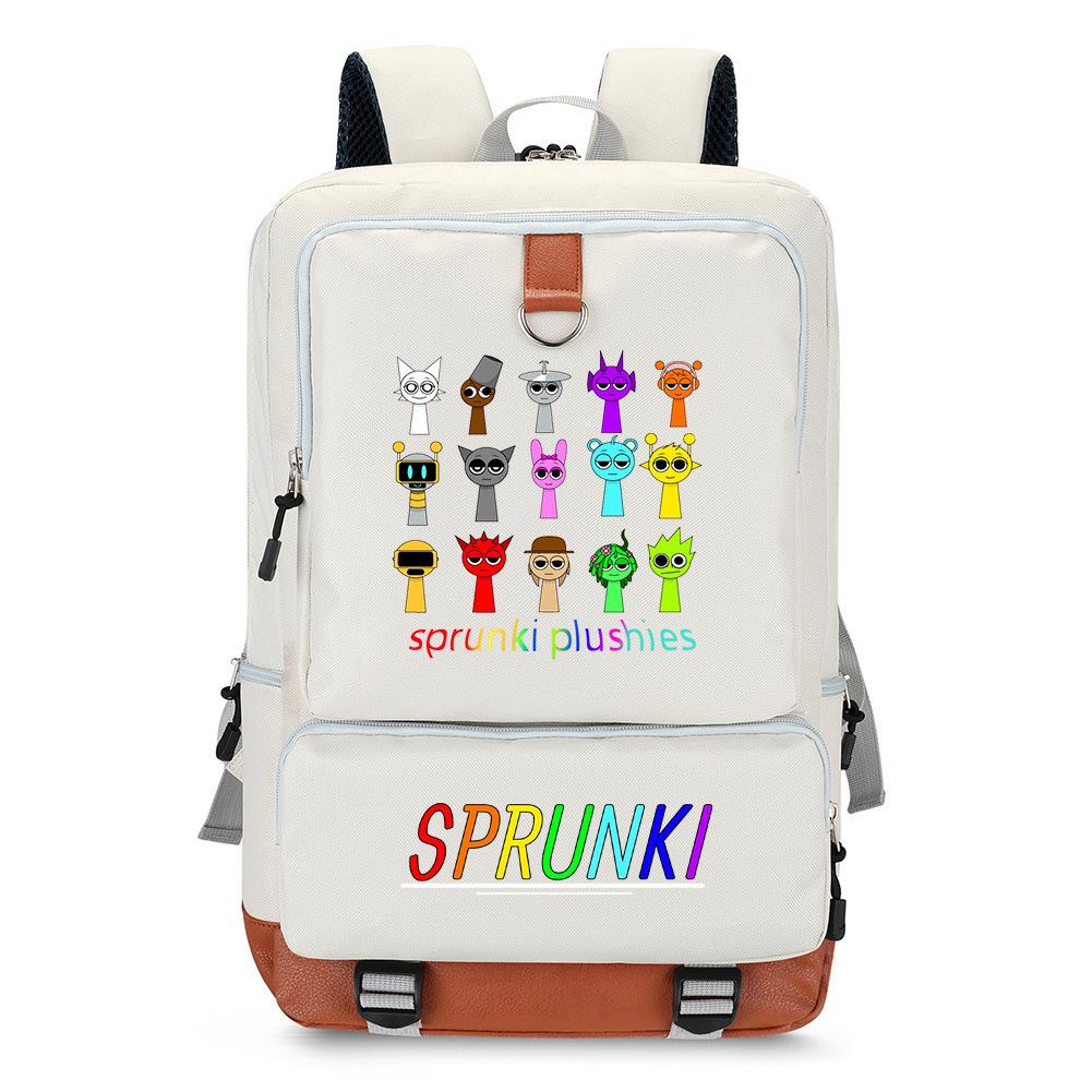 Ритм-бокс Цифровая печать Школьная сумка для молодежи Рюкзак Sprunki Дорожная сумка Сумка для компьютера