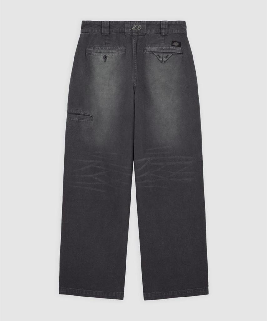 DICKIES Washed Snake Double Knee Pants Black