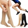 Компрессионные чулки, спортивные длинные велосипедные носки на молнии, профессиональные поддерживающие ноги, толстые мужские и женские носки