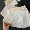 Ice Silk Seamless Anti-Exposure Underwear: Antibacterial, Anti-Embarrassment Leggings for Summer 2024