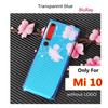 Прозрачная крышка аккумуляторного отсека для Xiaomi, задняя стеклянная панель, замена задней части корпуса, лента, прозрачная, Mi 10 Pro Lite, 10S, 10T Pro